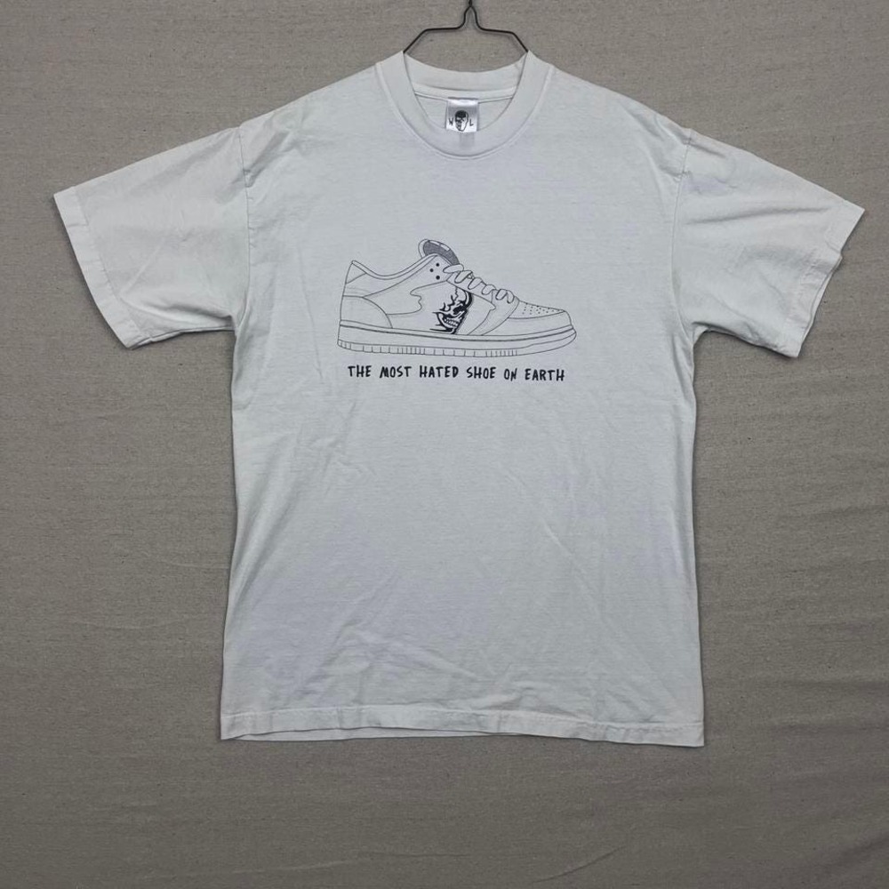 Warren Lotas The Most‎ Hated Shoe On Earth White Graphic Tee Shirt